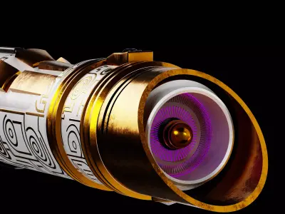 Star Wars Customized Lightsaber 3D model