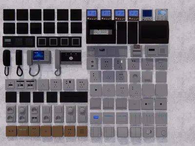 Switch and Outlet Collection-A4 3D model