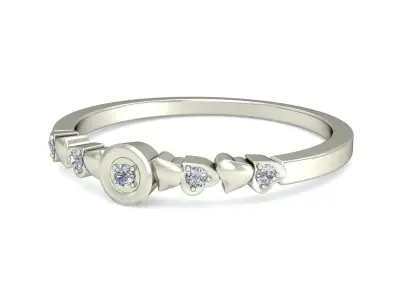 Women  Engagement Ring 3D print model