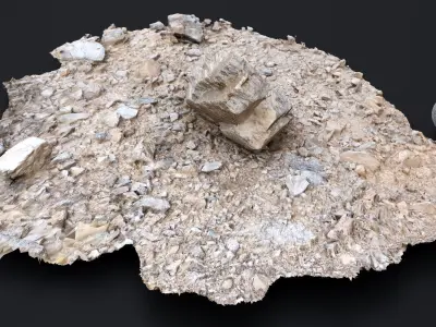 DEATH VALLEY ROCK FORMATION 005 2024 3D model