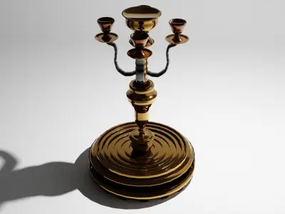 Ornamental CandleStick 3D model