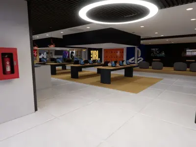 ELECTRONIC STORE DESIGN 3D model