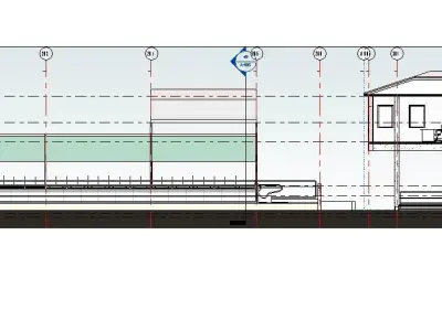 Farm House Design Revit Model 3D model