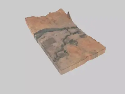 KHARTOUM City  Low-poly 3D model