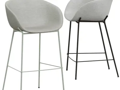 Yvette bar stool 3D model
