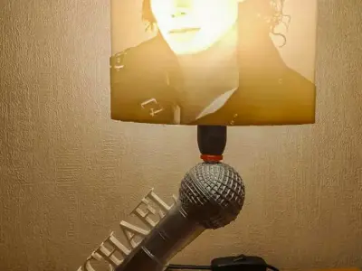 Lampe Michael Jackson 3d print  3D print model