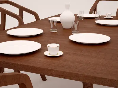 DINING TABLE 3D model