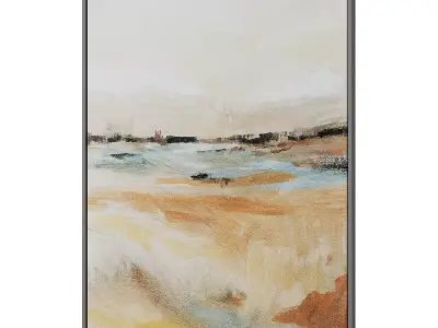 Abstract Painting Frame set 3D model 684