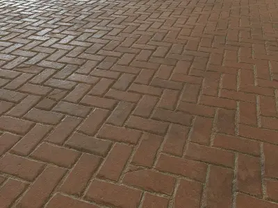 Brick Floor PBR Texture