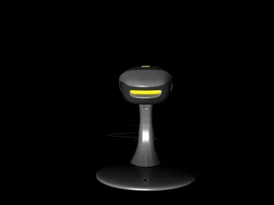 scanner electronic device with light Low-poly 3D model