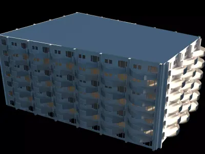 Holiday Flats 3D model