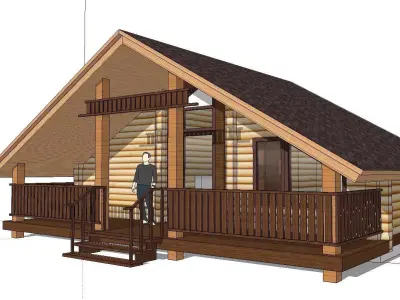 Creative Design-Holiday Cabin-0117 3D model