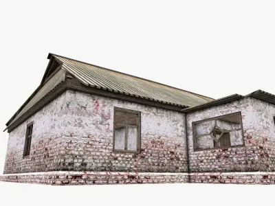 Old House 02 Low-poly 3D model