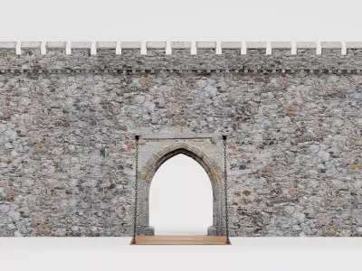 -Medieval Gate- 3D model