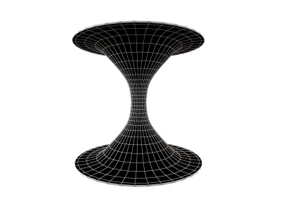 Wormhole v1 006 Low-poly 3D model