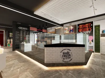 Restaurant Interior 3D model