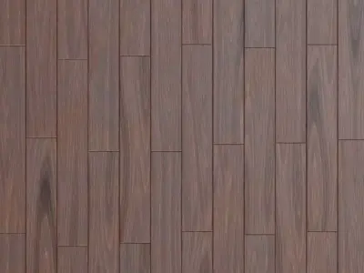 Antique High-Gloss Parquet Floor PBR Seamless Texture