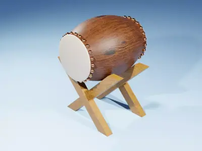 Big Celebratory Drums 3D model