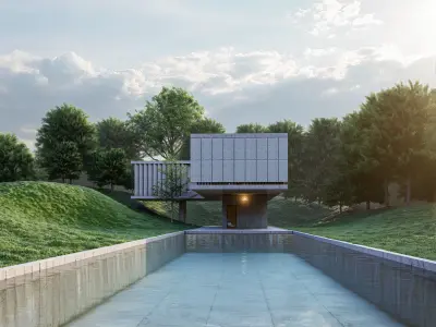 The Concrete House 3D model