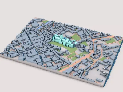 Canterbury Cathedral Great Britain 3D model