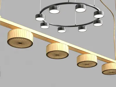 Minor collection savoy pendant lighting 3D model
