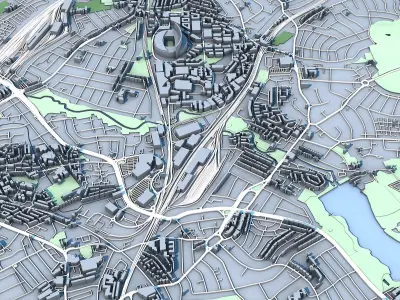 Wembley Stadium England 3D model