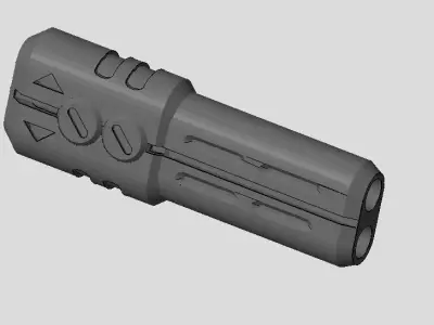 CHIBI-TECH SD - ION VII GUNPOD       3D print model