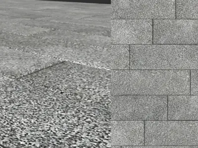 Cobblestone 10 High-Poly with Displacement Map Texture