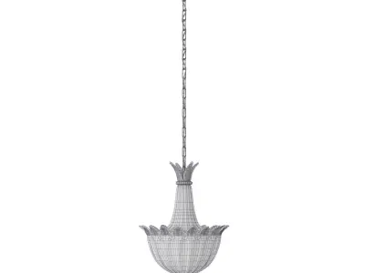 Barovier Fanali Veneziani 4428 chandelier Low-poly 3D model