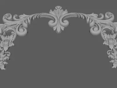 Decor for furniture 3D model 52