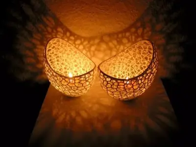 Double Tealight Holder 3D print model