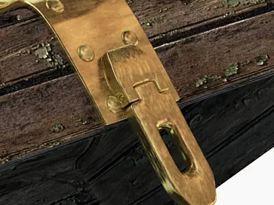 Treasure chest 3D model