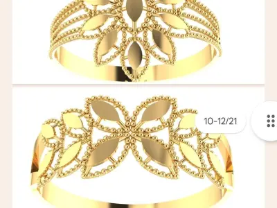 LADIES RING 3D print model 4