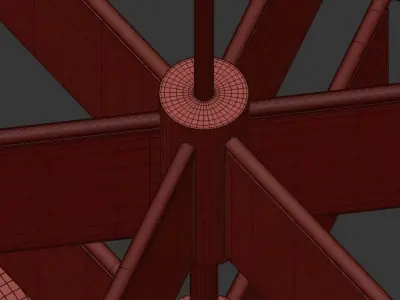 PLANE CHANDELIER 3D model