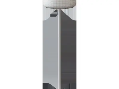 EVEDAL EGEDAL Floor lamp marble grey 3D model