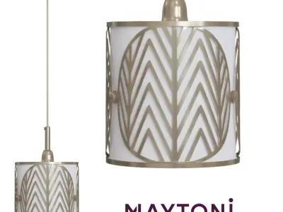 Pendant Leaf H425-PL-01-G Maytoni Classic Free 3D model