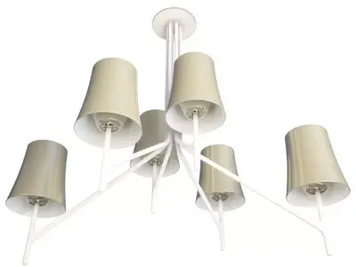 Birdie Ceiling Lamp 6 Foscarini 3D model