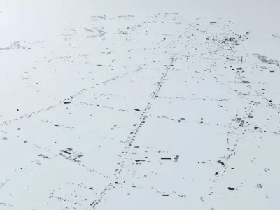 Asuncion Streets and Buildings 3D model