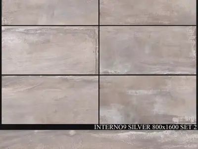 ABK Interno9 Silver 800x1600 Set 2 3D model