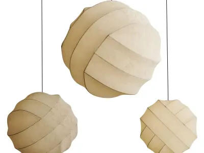 Turner Pendant Lamp Low-poly 3D model