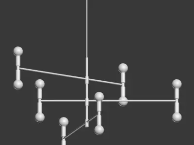 Yoka Modern Pendant Lighting 3D model