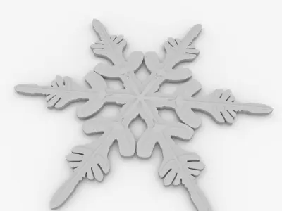 Snowflake 3D model