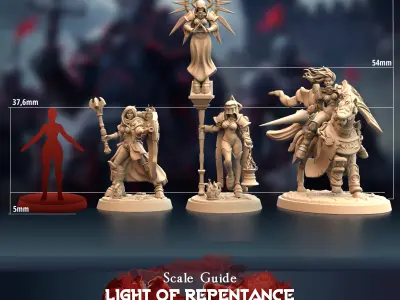 Light of Repentance - Crusader 3D print model