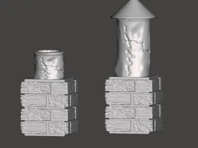 Hobbit House elements 3D print model