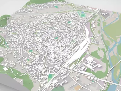 Cityscape Domodossola Italy  3D model