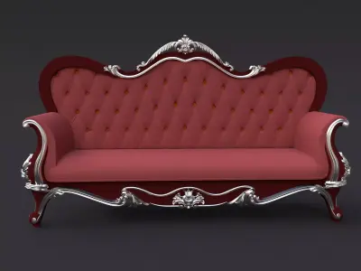 sofa High quality 3d models for processing on a cnc machine  3D model