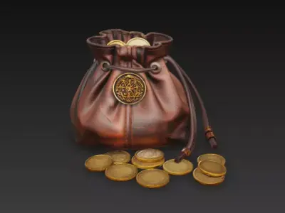 Medieval Tavern Lighting Pack - 10 PBR Assets - Collection Low-poly 3D model