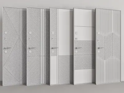 door collection 101 3D model