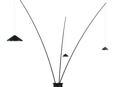 NORTH  Floor lamp By Vibia 3D model