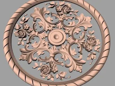Artcam Aspire 3D relief models STL Files used for CNC E591 3D model
